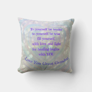 Coussin de motivation pour arrière-grand-mère