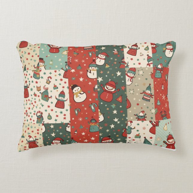Coussin de neige de Noël (Devant)