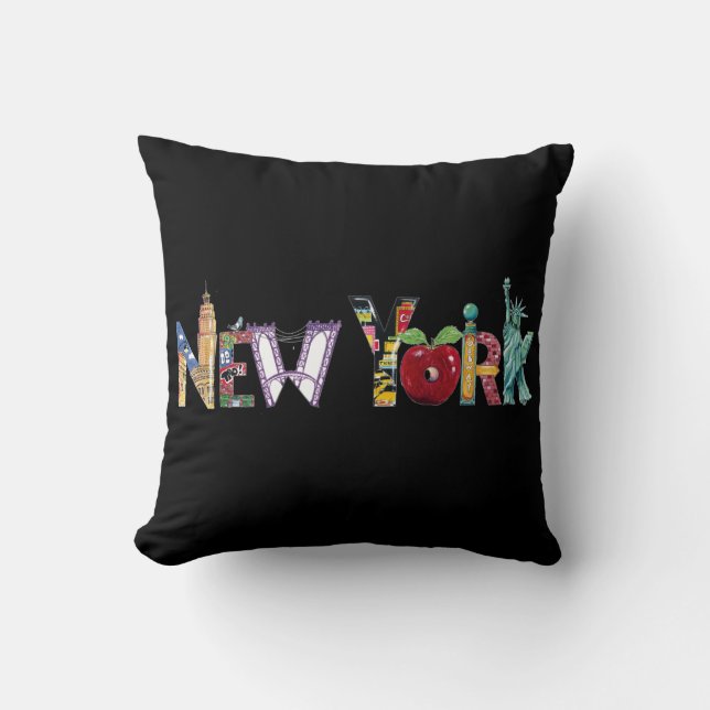Coussin de New York City (Recto)