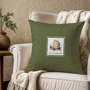 Coussin de Noël à motif scandinave personnalisé