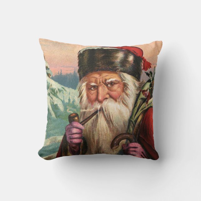 Coussin de Noël alpin (Recto)