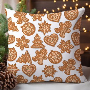 Coussin de Noël aux biscuits au gingembre
