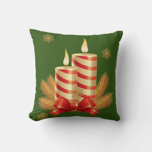 Coussin de Noël, Bougie de Noël