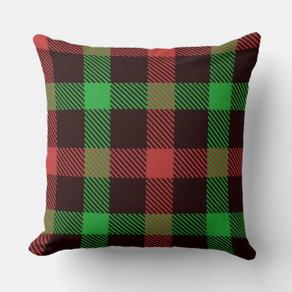 Coussin de Noël classique Buffalo Plaid
