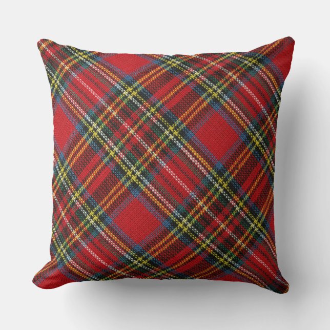 Coussin de Noël classique Buffalo Plaid (Recto)