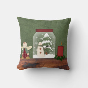 Coussin de Noël de pays