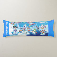 Coussin de Noël géant des neiges des merveilles d'