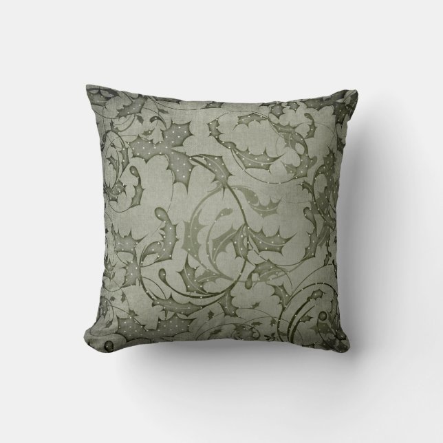 Coussin de Noël Holly (Recto)
