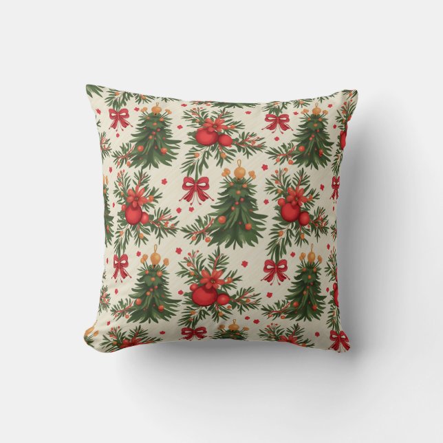 Coussin de Noël Joyeux 1 (Recto)