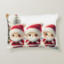 Coussin de Noël Joyeux et Lumineux