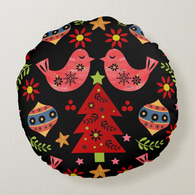 Coussin de Noël nordique (Dos)