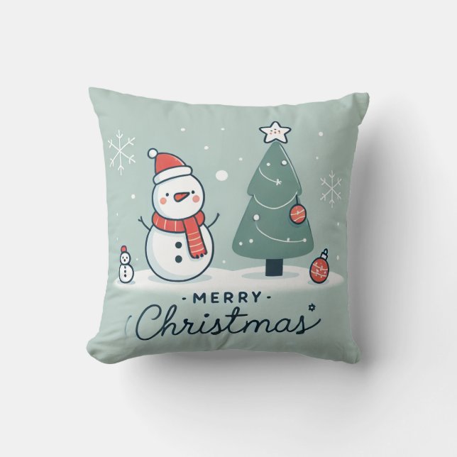 coussin de noël oreiller à lancer (Recto)