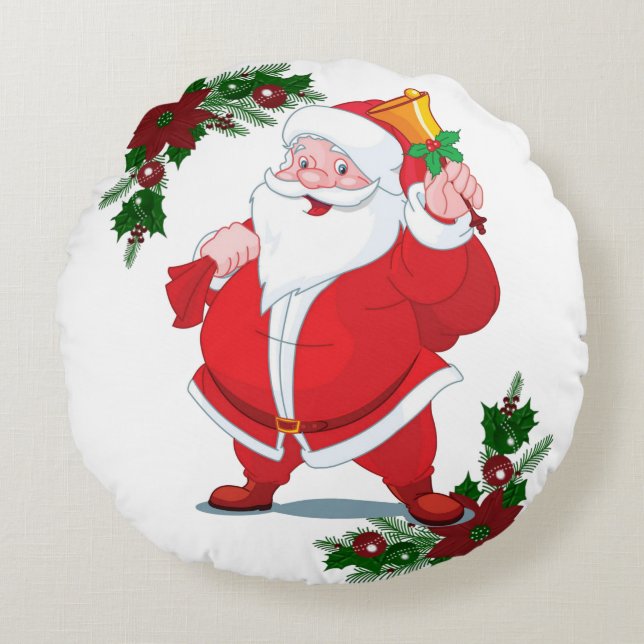 Coussin de Noël, Père Noël (Devant)