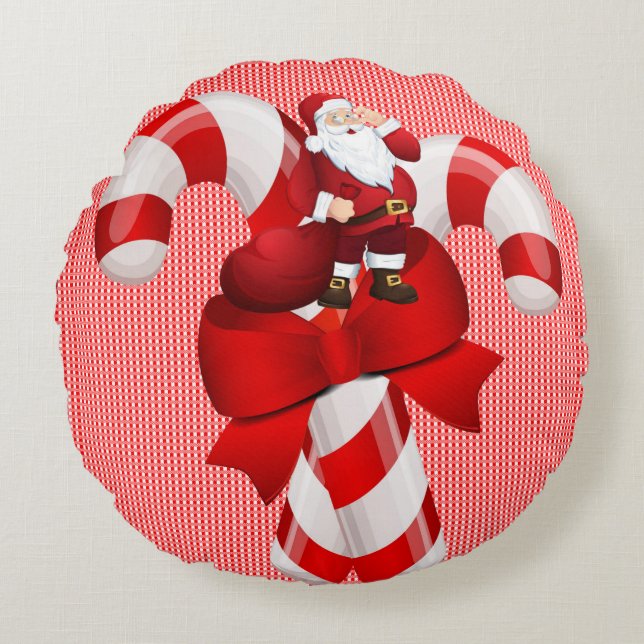 Coussin de Noël, Père Noël (Devant)