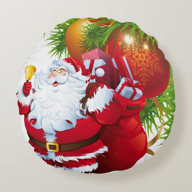 Coussin de Noël, Père Noël (Devant)