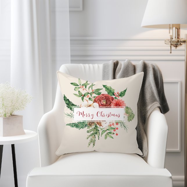 Coussin de Noël rustique (Rustic Christmas Throw Pillow
)