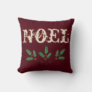 Coussin de Noël rustique Noel 