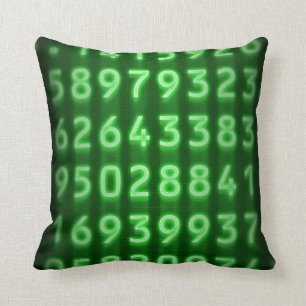 Coussin de nombres de pi