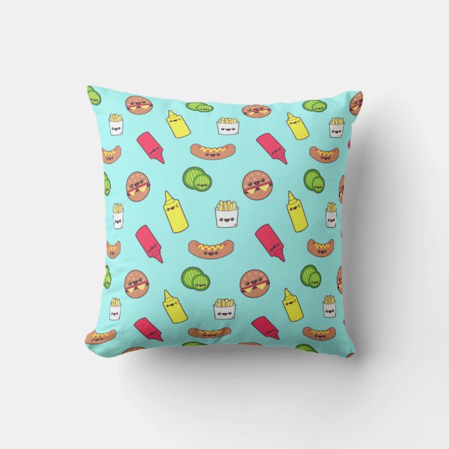 Coussin de nourriture de Kawaii (Recto)