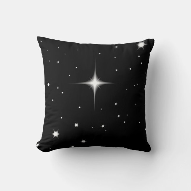 Coussin de nuit étoilée pendant des ados (Recto)