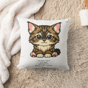 Coussin de nurserie pour chaton Chibi Maine Coon m