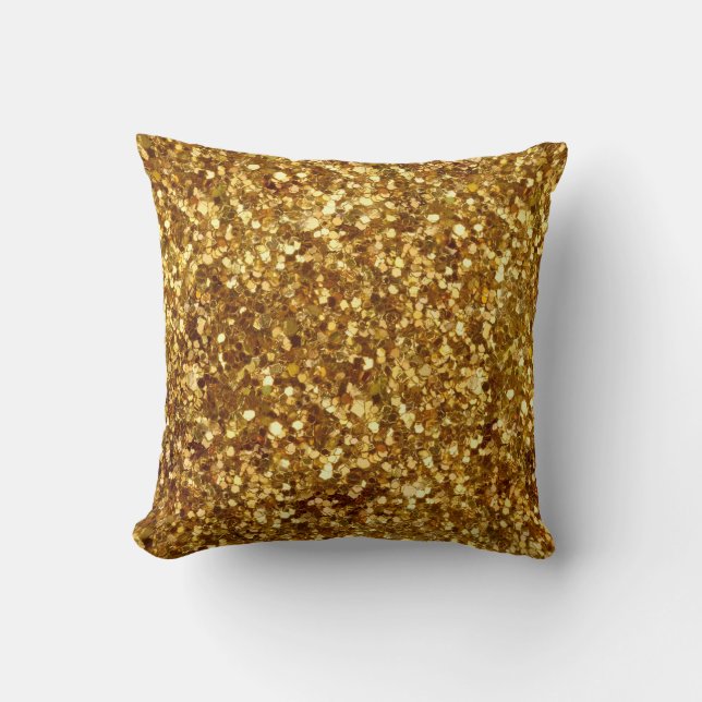 Coussin de paillettes d'or (Recto)