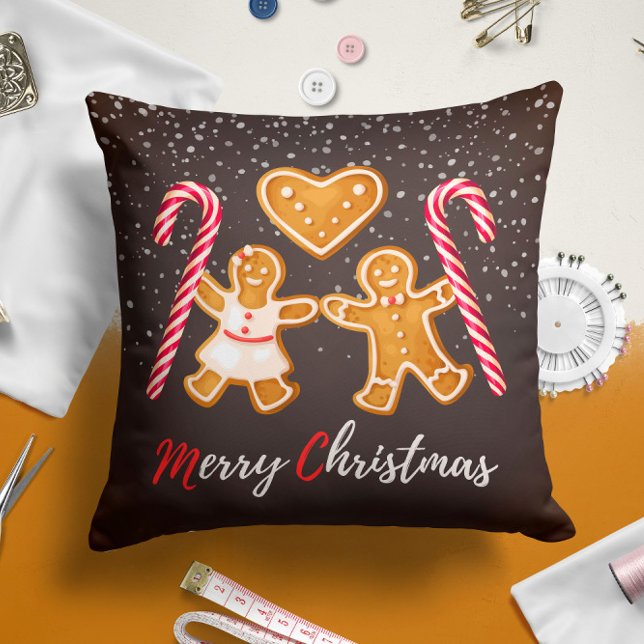 Coussin de pain d'épices | Oreiller de Noël (Créateur téléchargé)