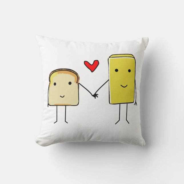 Coussin de pain grillé et de beurre (Recto)