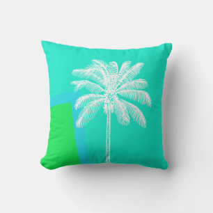 Coussin de palme tropicale moderne