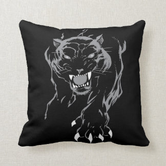 Coussin de panthère noire