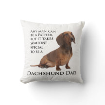 Coussin de papa de teckel