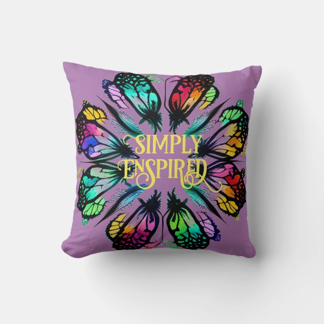 Coussin de papillon simple (Recto)