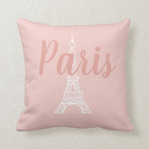 Coussin de Paris rose