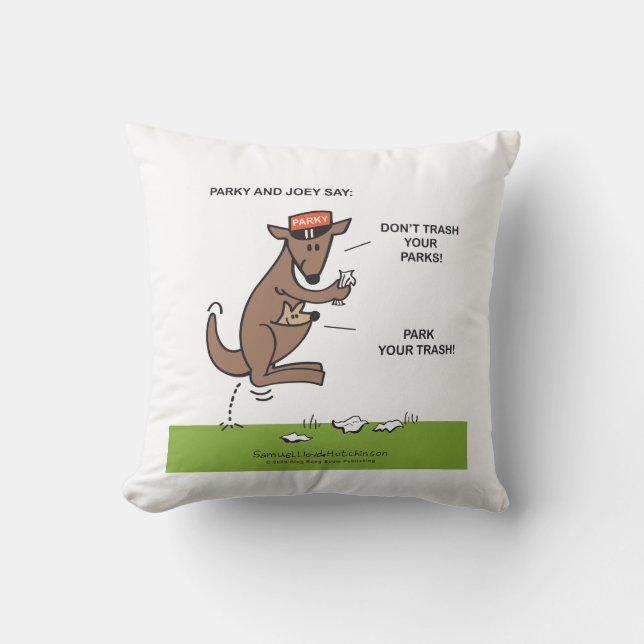 Coussin de Parky et de Joey (Recto)