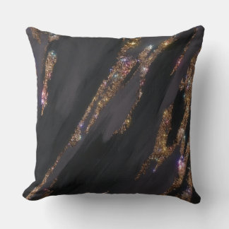 Coussin de Parties scintillant noir