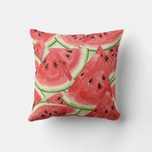 Coussin de pastèque à deux côtés