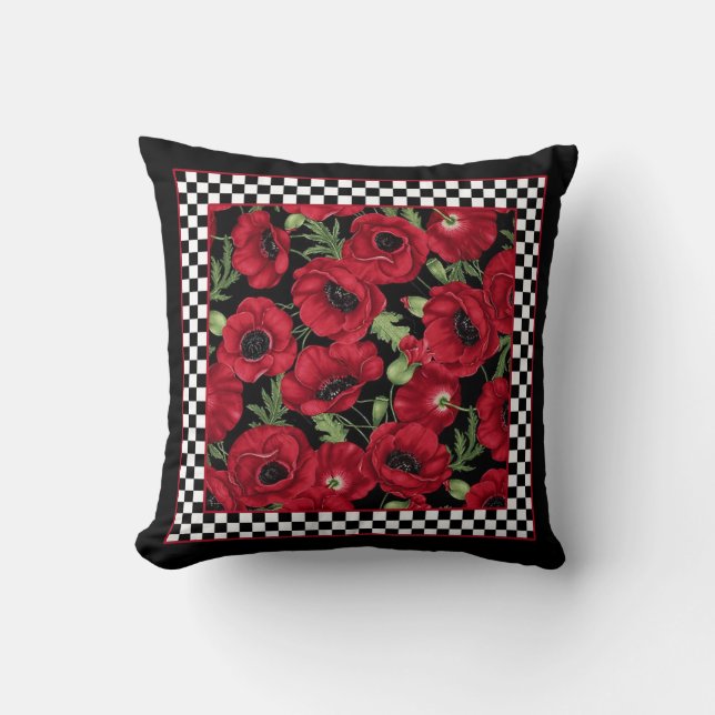 Coussin de pavot avec le contrôle de farceur (Recto)