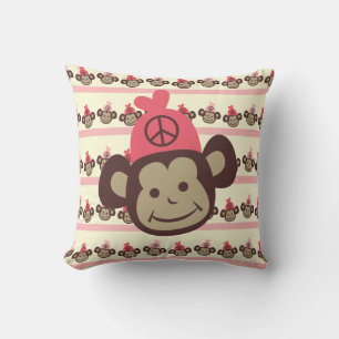 Coussin de Peace Monkey