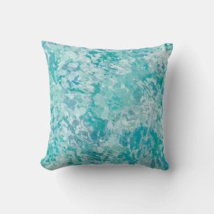 Coussin de peinture bleu marine
