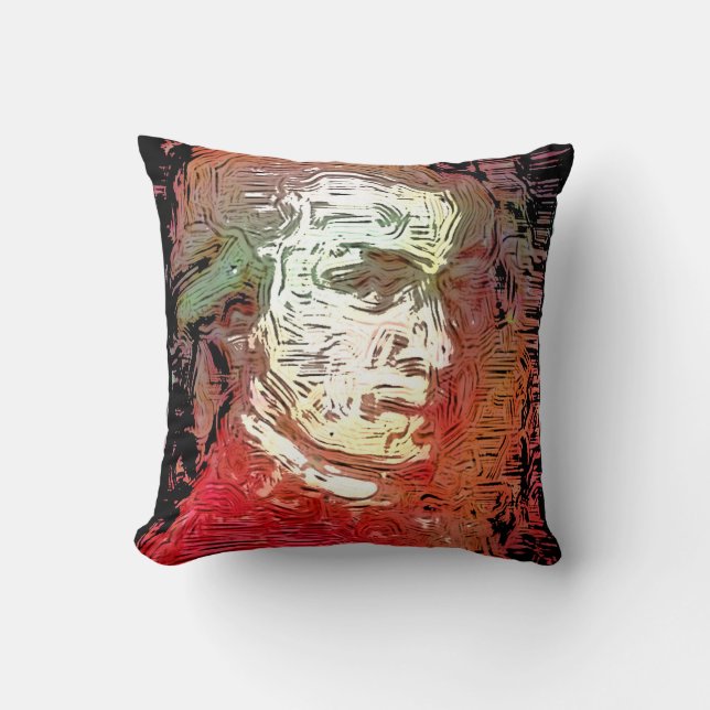 Coussin de peinture Mozart (Recto)