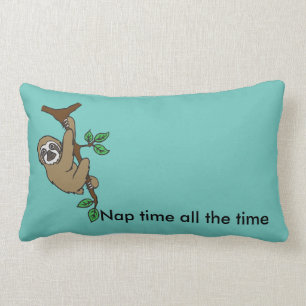 Coussin de peluche de petit somme de paresse