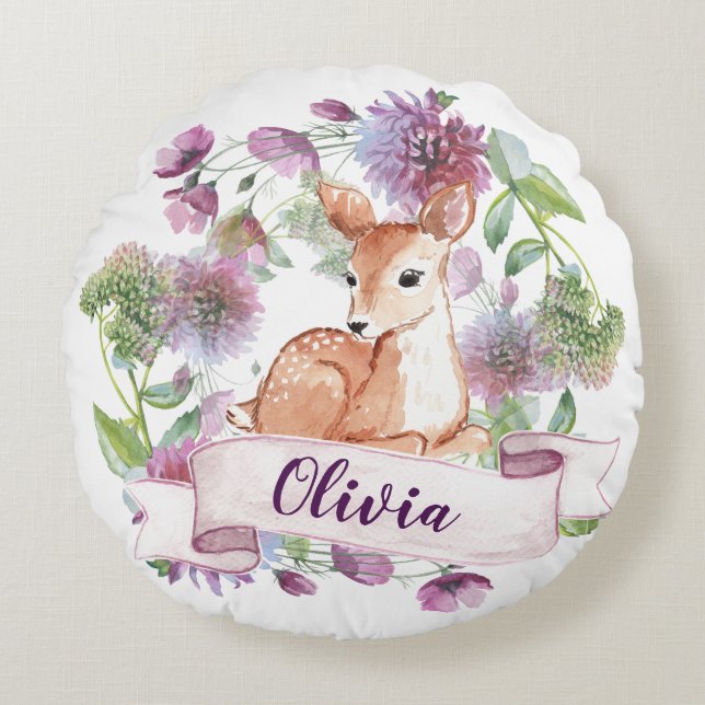 Coussin de pépinière de cerfs de bois (Devant)