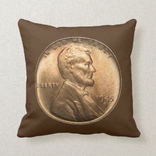 Coussin de pièce de 1 centime