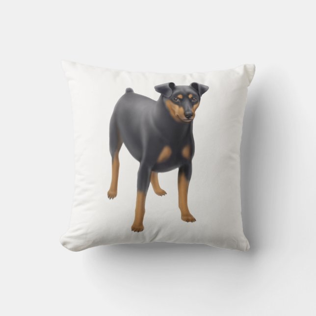 Coussin de Pin de minute de Pinscher miniature (Recto)