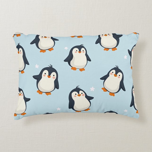 Coussin de pingouin mignon 3 (Devant)