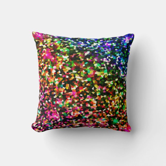 Coussin de pixels colorés (Recto)