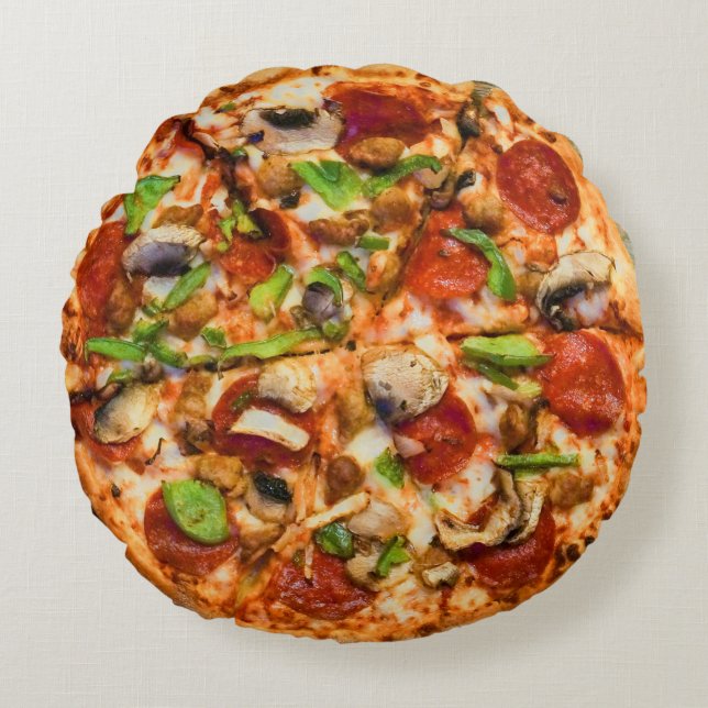 Coussin de pizza savoureuse (Devant)