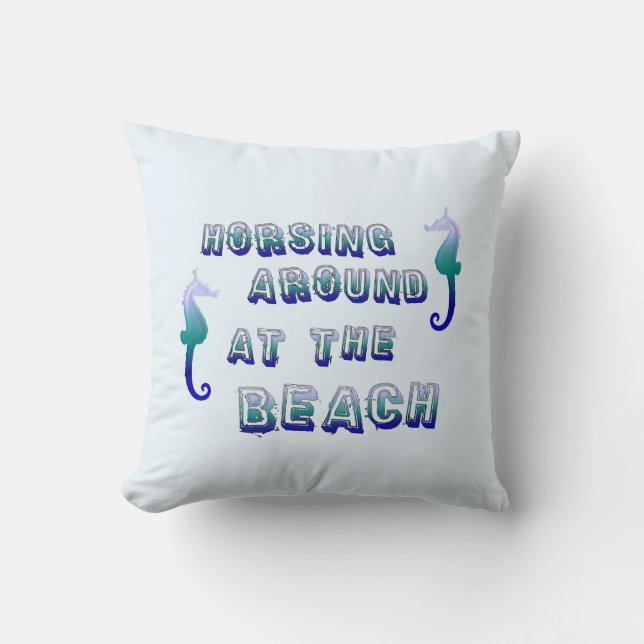 Coussin de plage Sea Horse (Recto)