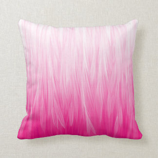 Coussin de plumes rose douce