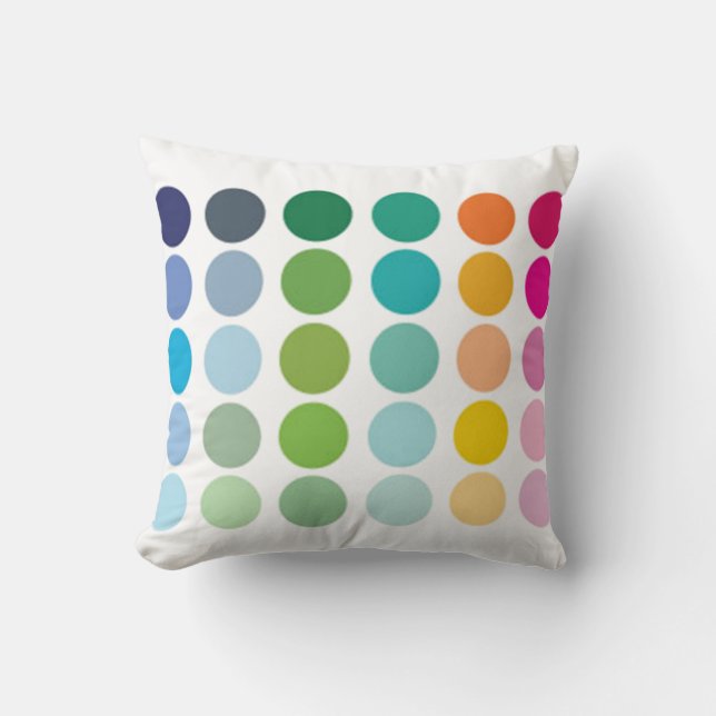 Coussin de points colorés (Recto)